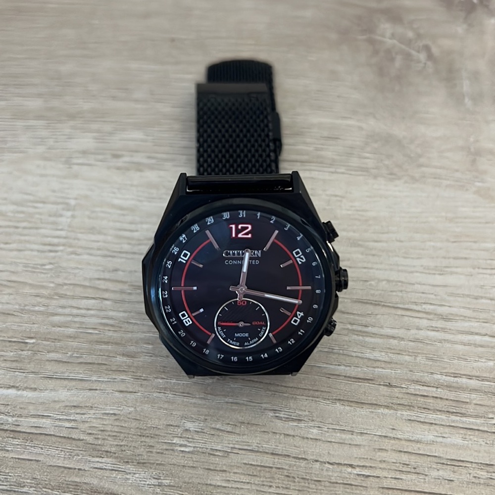 Citizen connected Mens watch black stainless steel